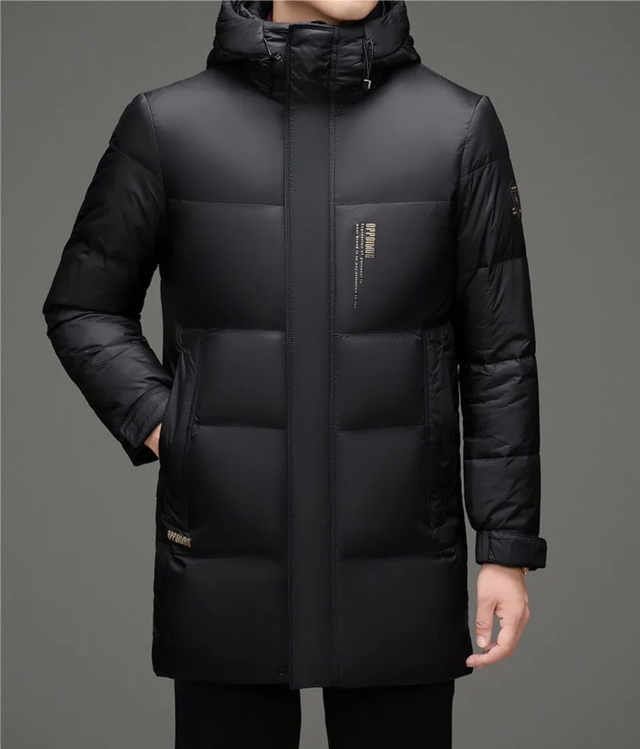Full Zip Men's Windproof Quilted Puffer Coat