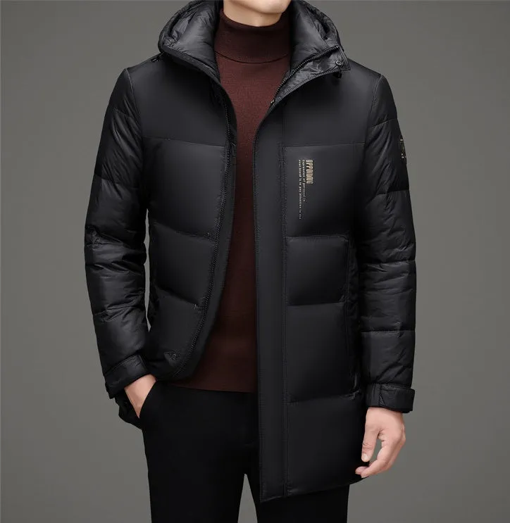 Full Zip Men's Windproof Quilted Puffer Coat