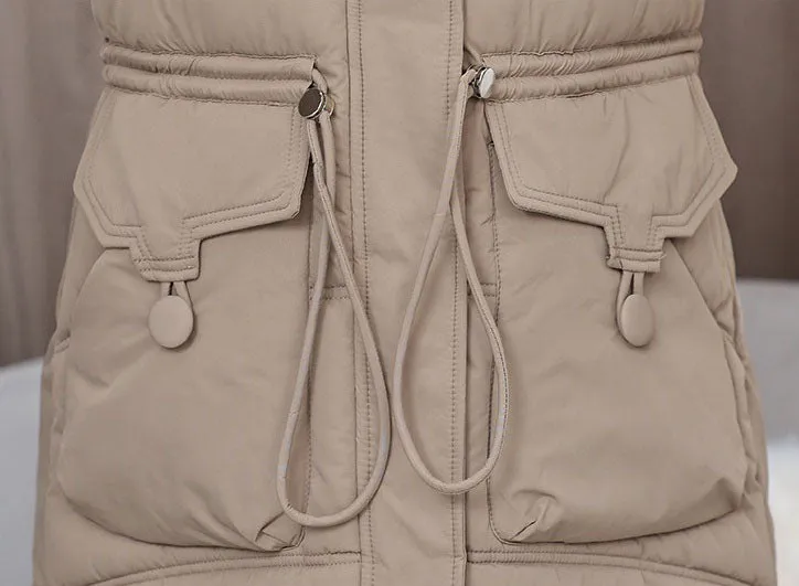 Full Zip Oversized Women's Puffer Jacket with a Cozy Hooded Design