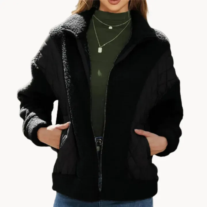Gabriel | cosy quilted sherpa women's jacket