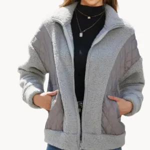 Gabriel | cosy quilted sherpa women's jacket