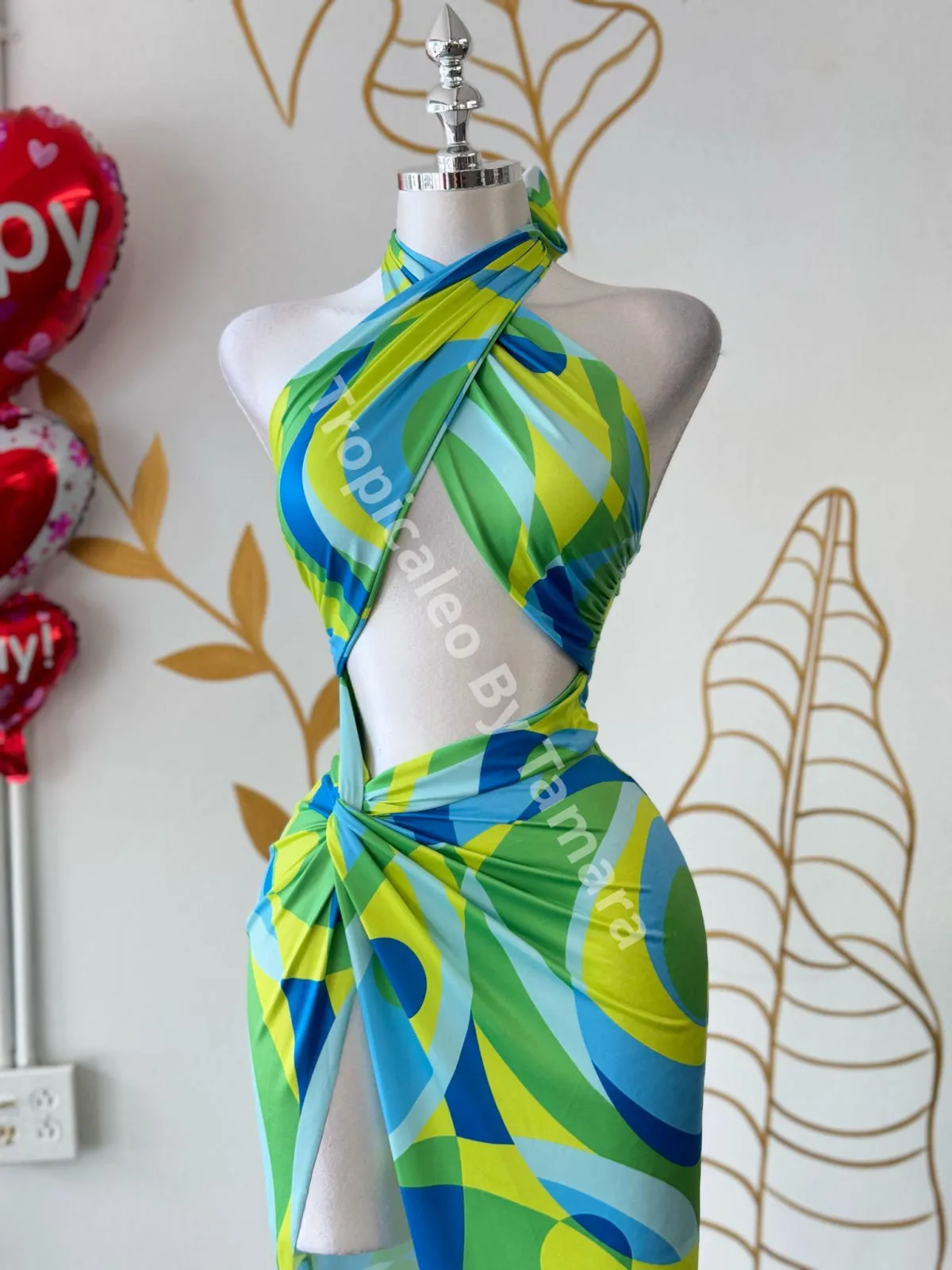 Halter Color Vibes Dress