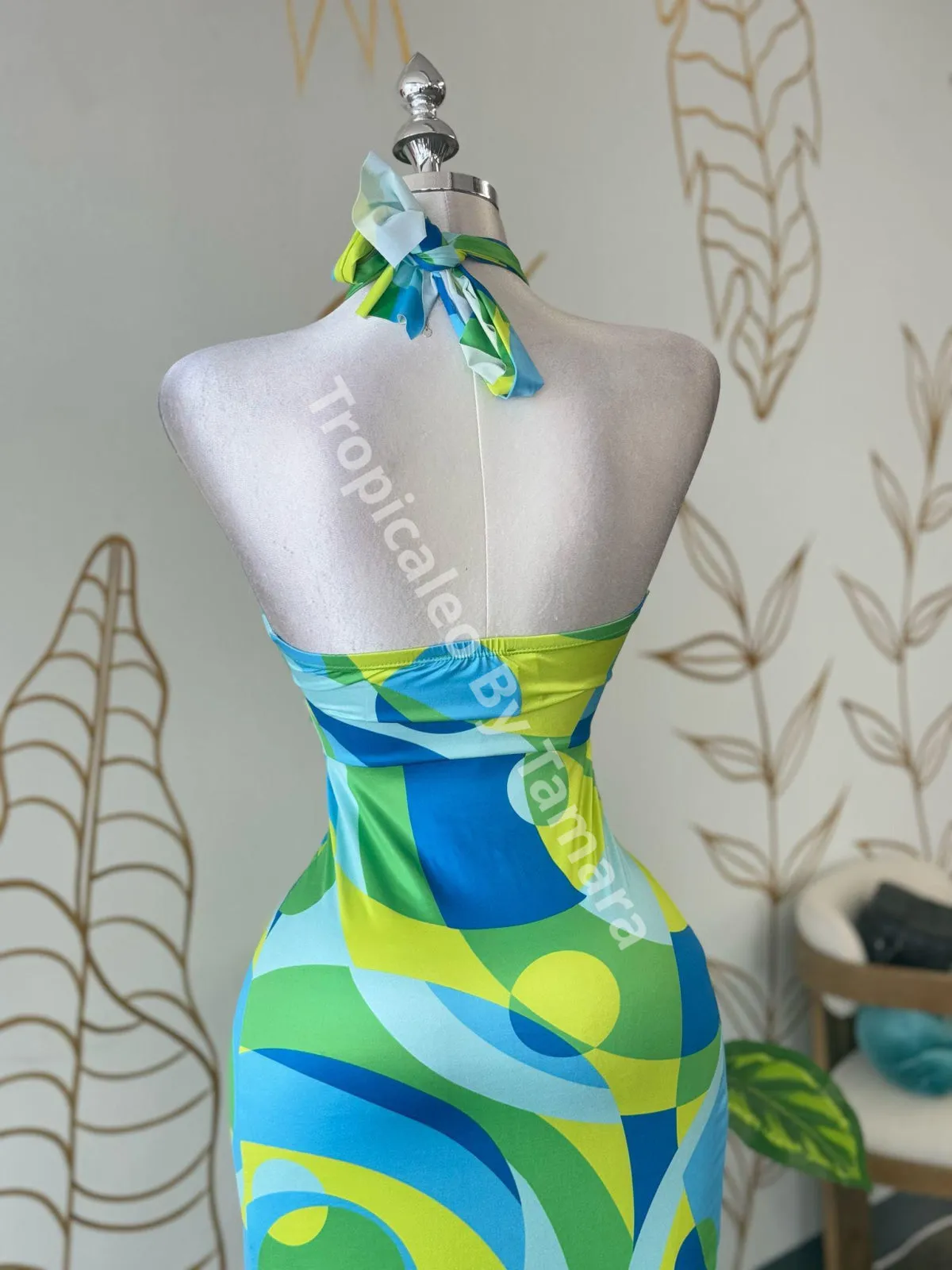 Halter Color Vibes Dress