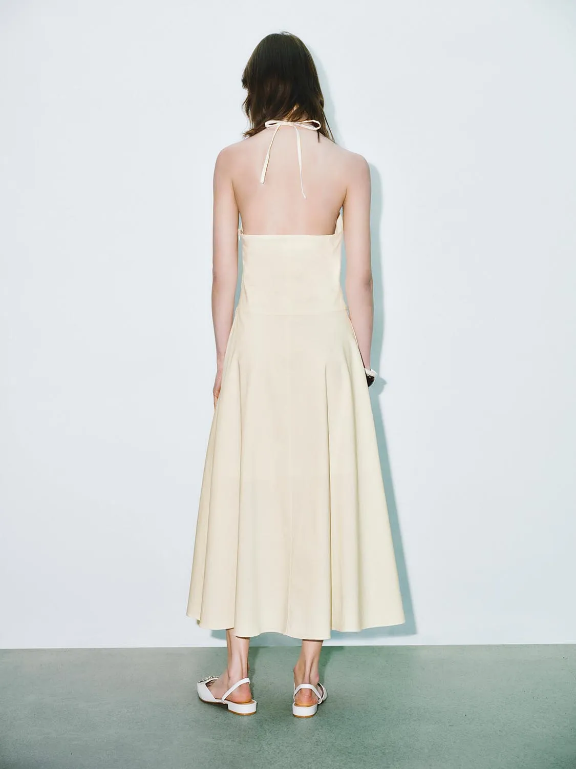 Halter Neck A-Line Dresses