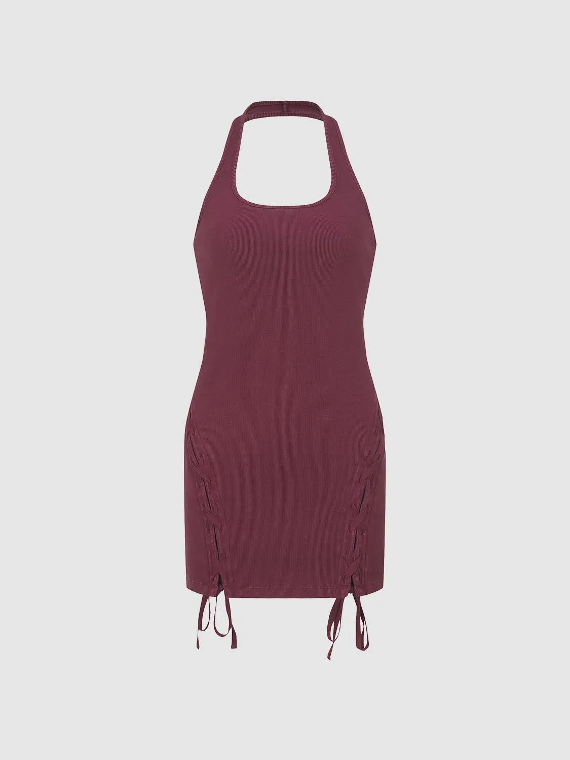 Halter Neck Skinny-Fit Dresses