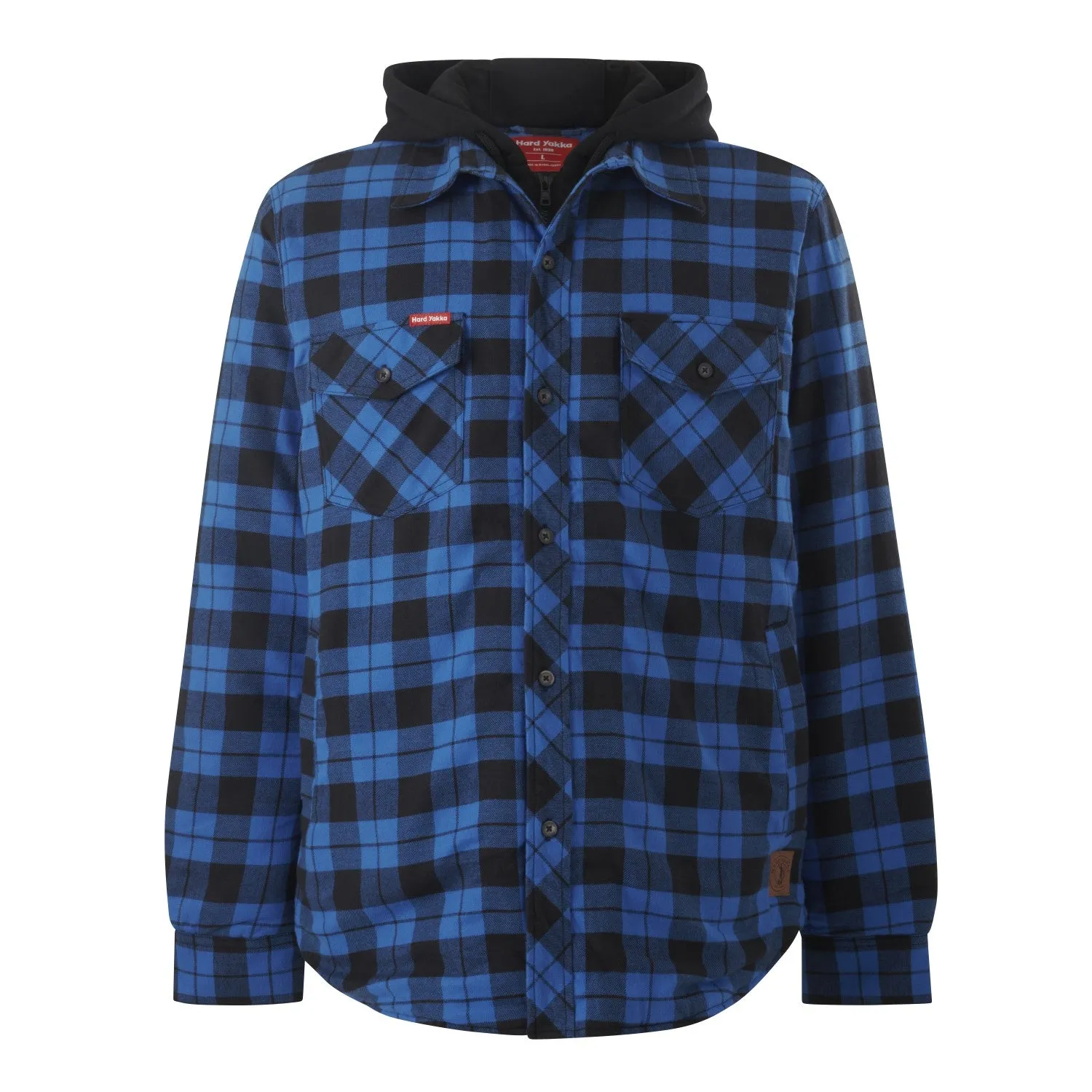 Hard Yakka Men's Quilted Shacket - Oceanic