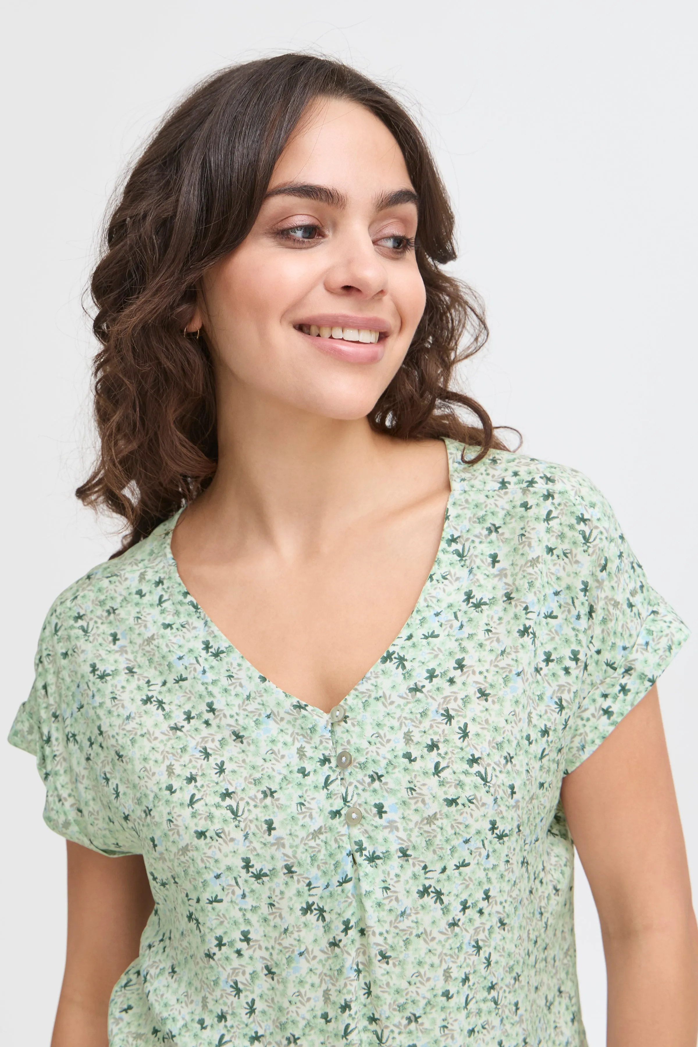 Heat Blouse | Iceberg Green