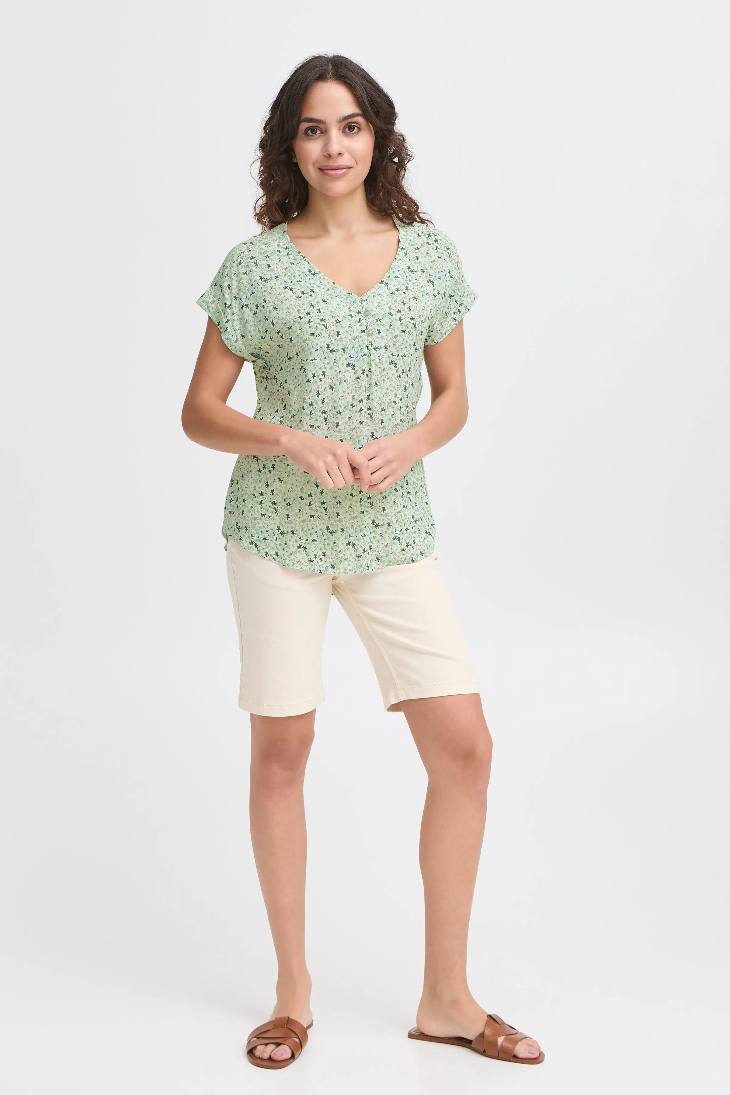Heat Blouse | Iceberg Green