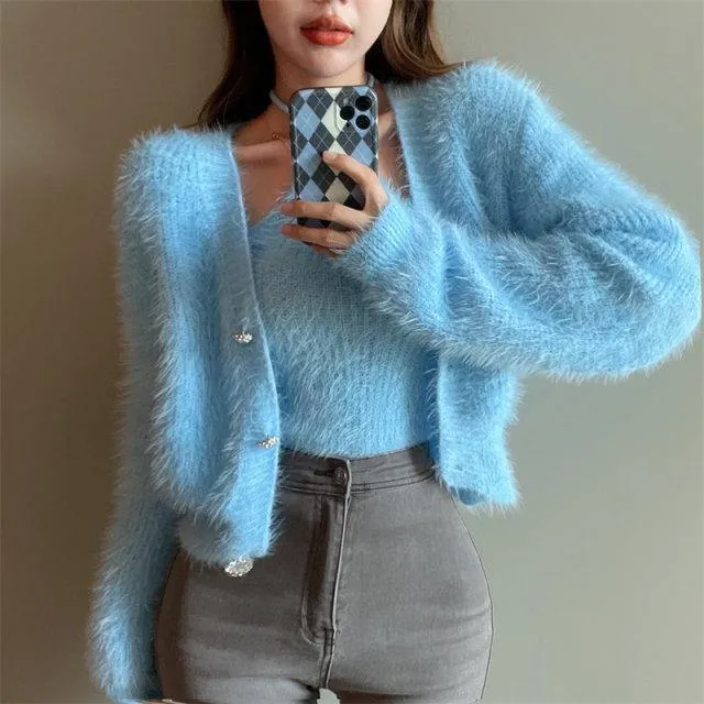 Henson Fuzzy Sweater Set