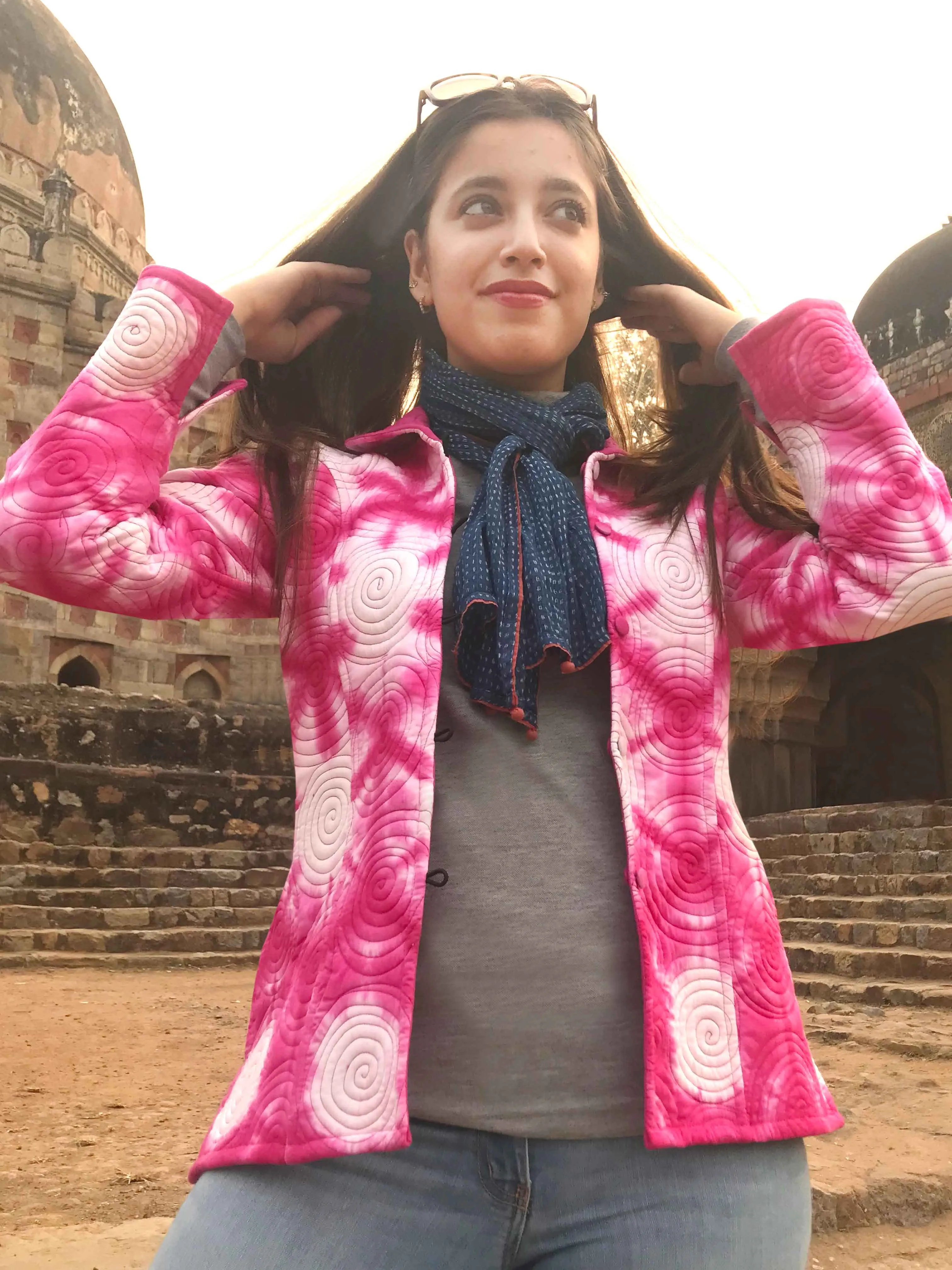 HOLLY KYOTO SHIBORI QUILTED JACKET