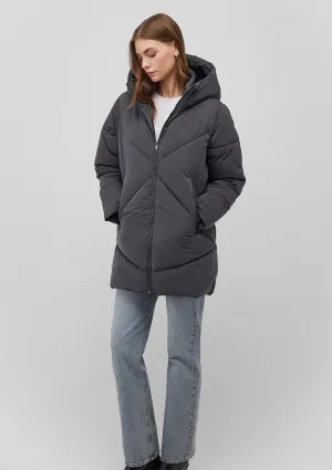 Hooded Anthracite Jacket