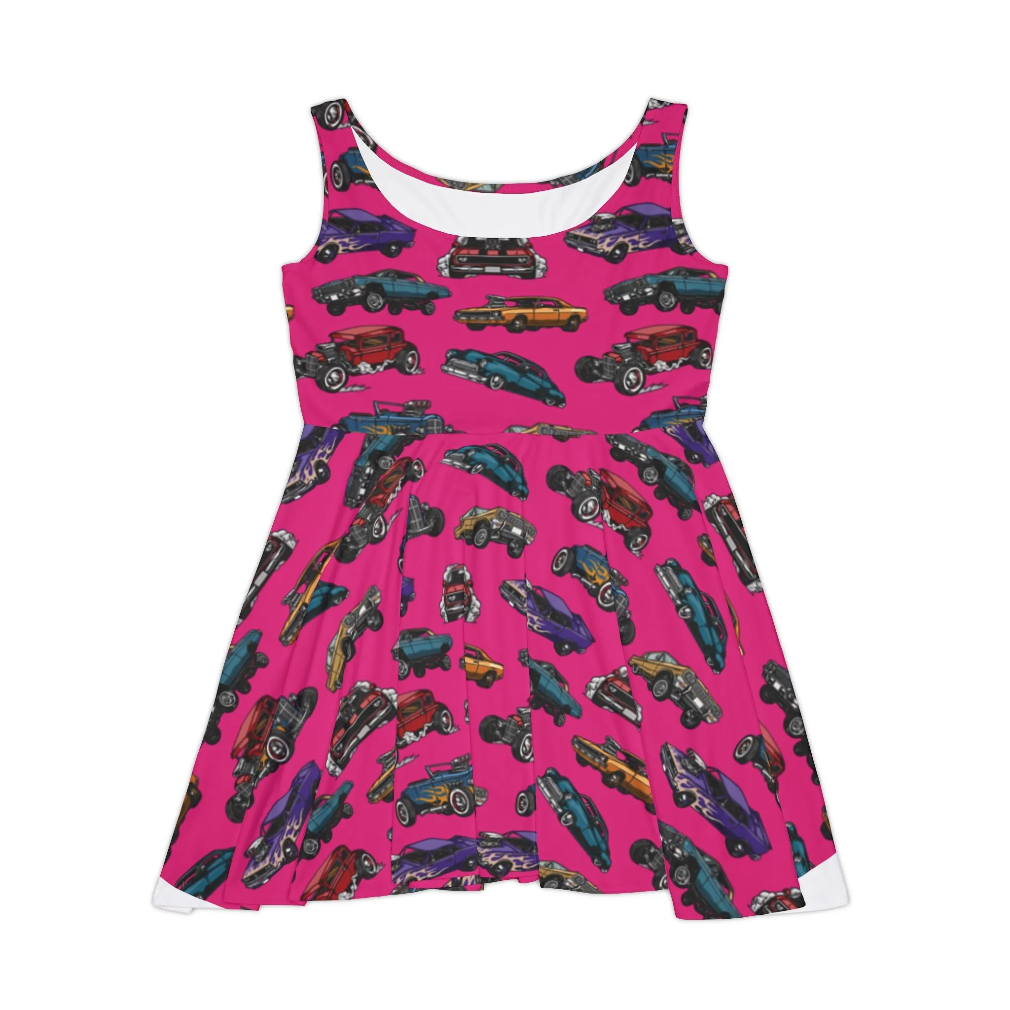 Hotrod Rose Skater Dress