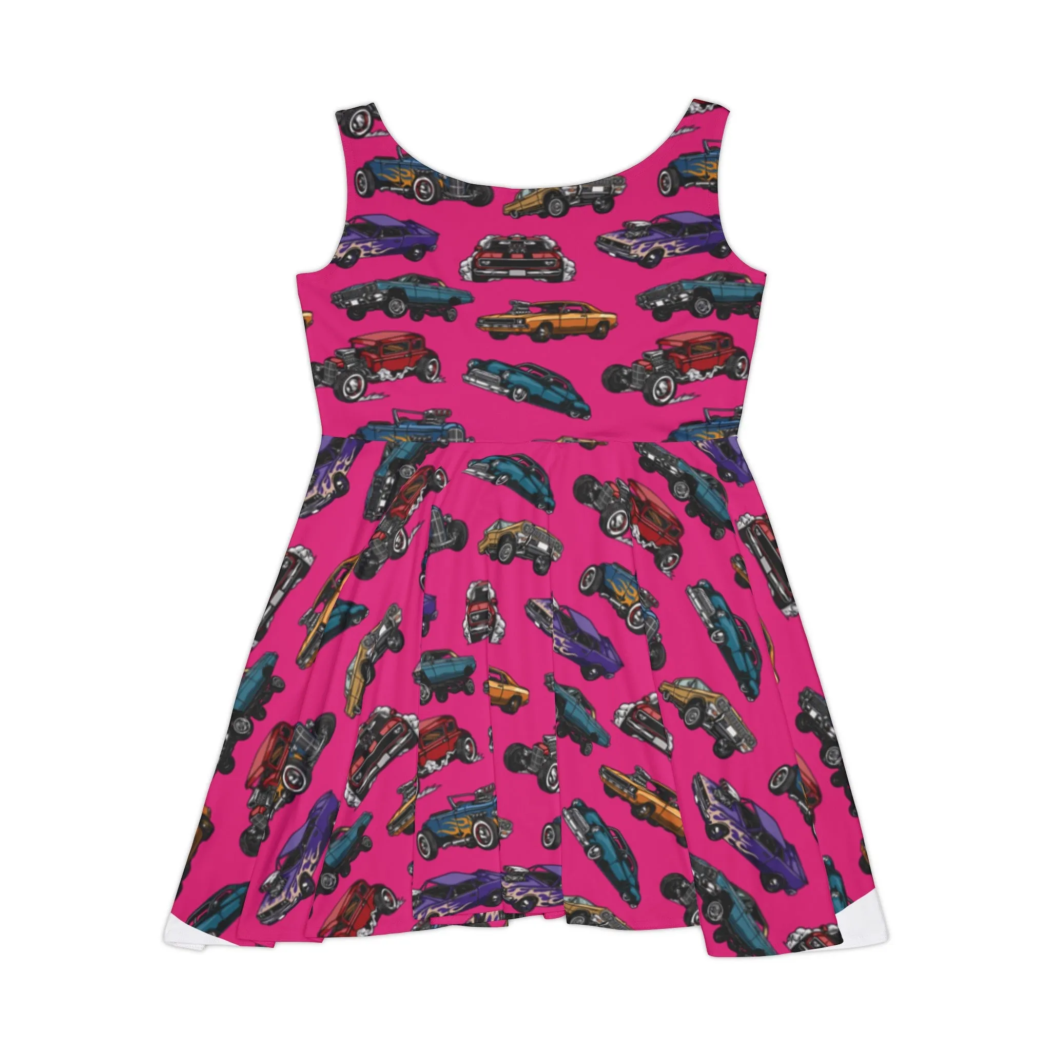 Hotrod Rose Skater Dress