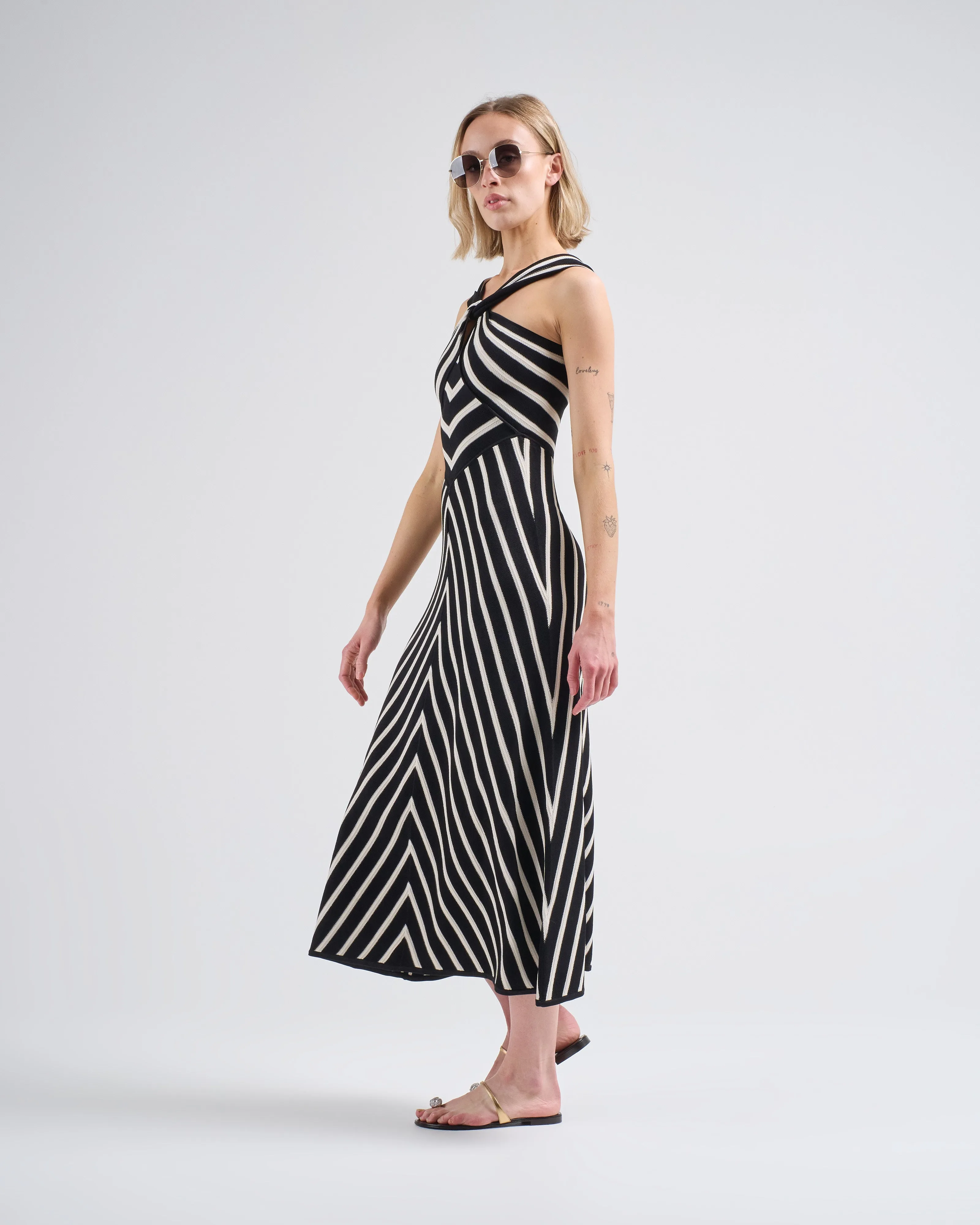 illuminate halter dress