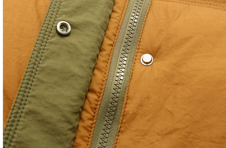 Insulated and Windproof Quilted Puffer Jacket with Flap Pockets