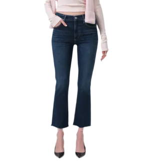 Isola Cropped Boot in Baltic