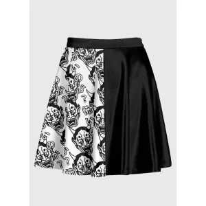 Japanese Hannya Gothic Skirt Embracing Traditional Elegance