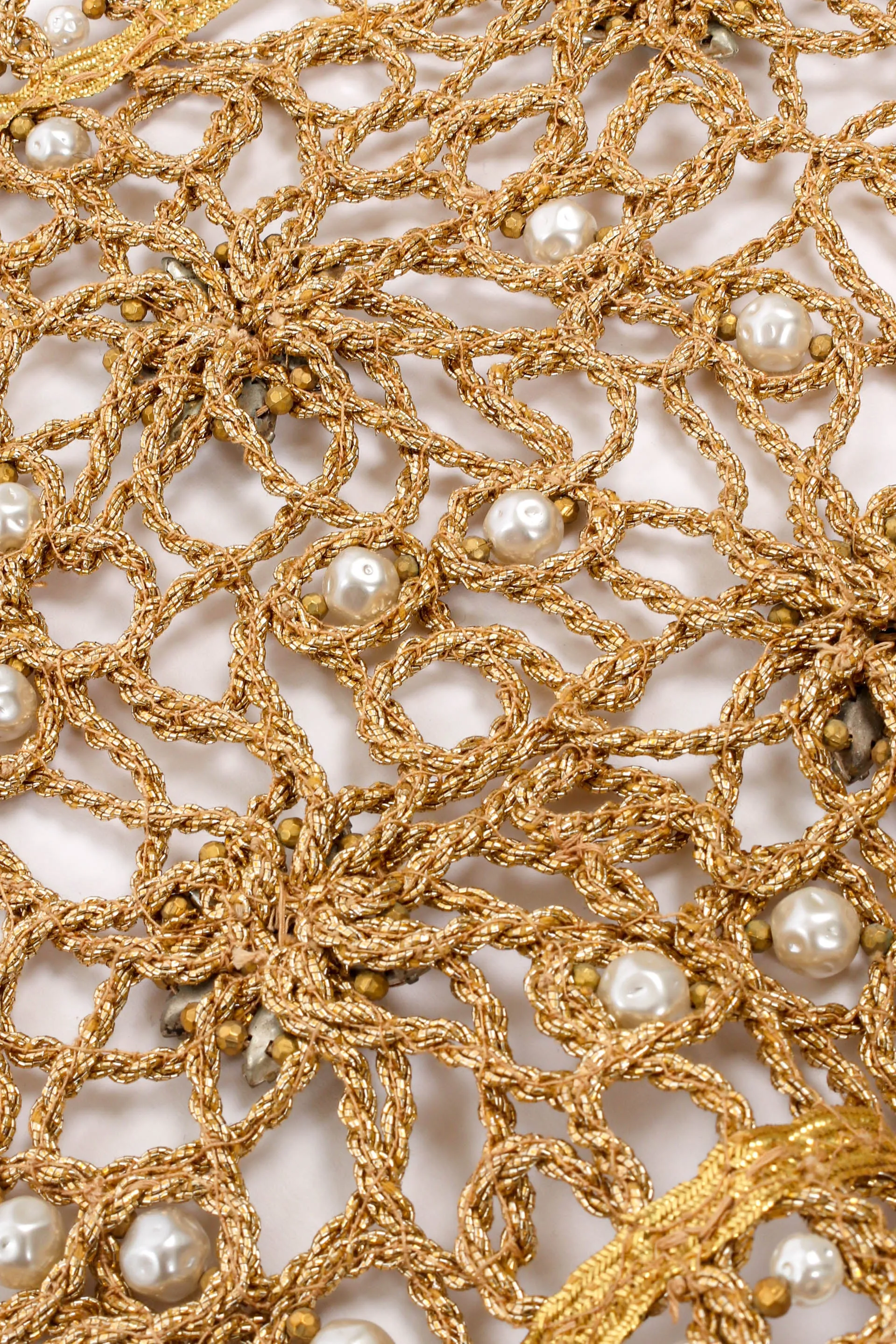 Jeweled Crochet Rope Vest