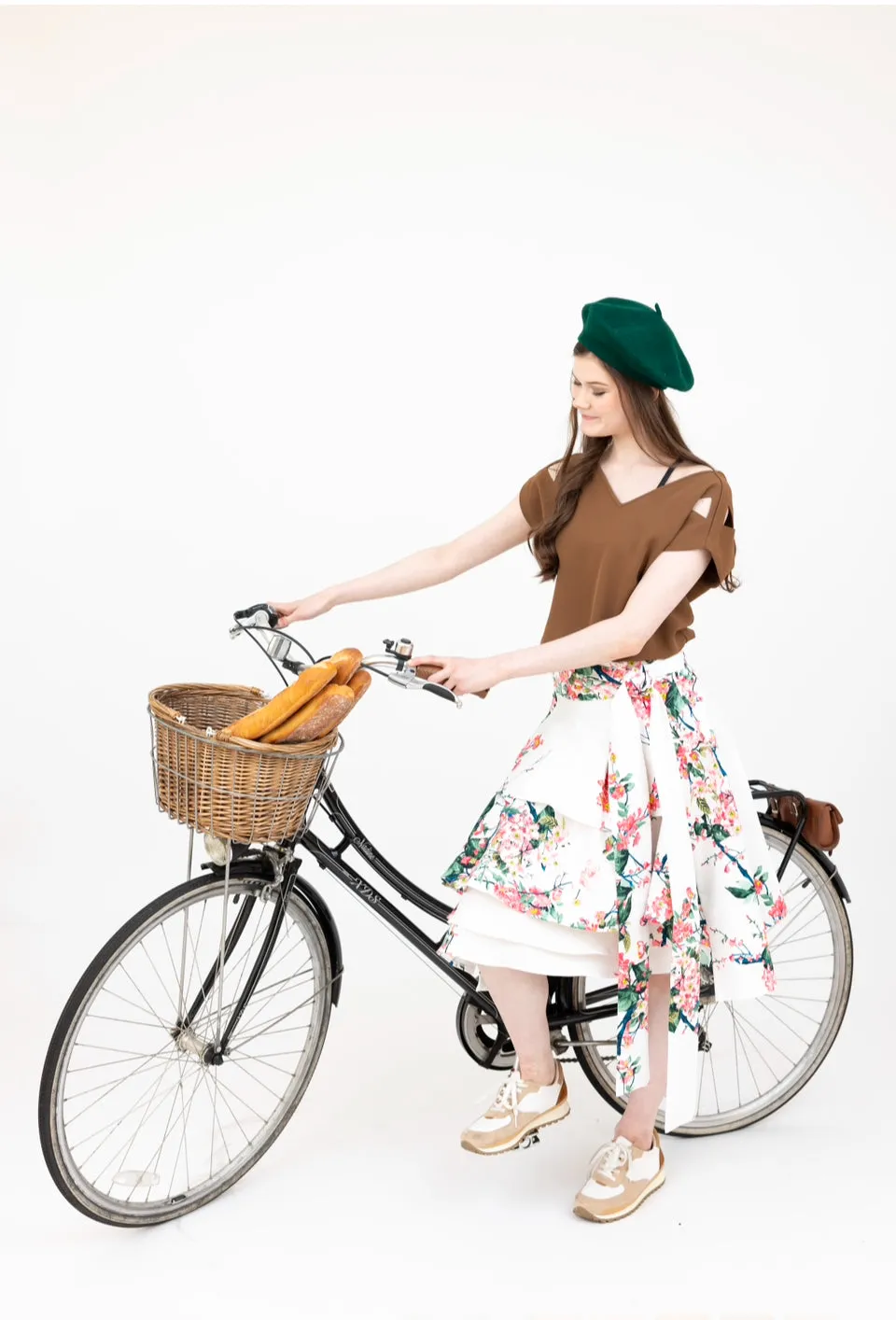jupe portefeuille -Valerie wrap skirt