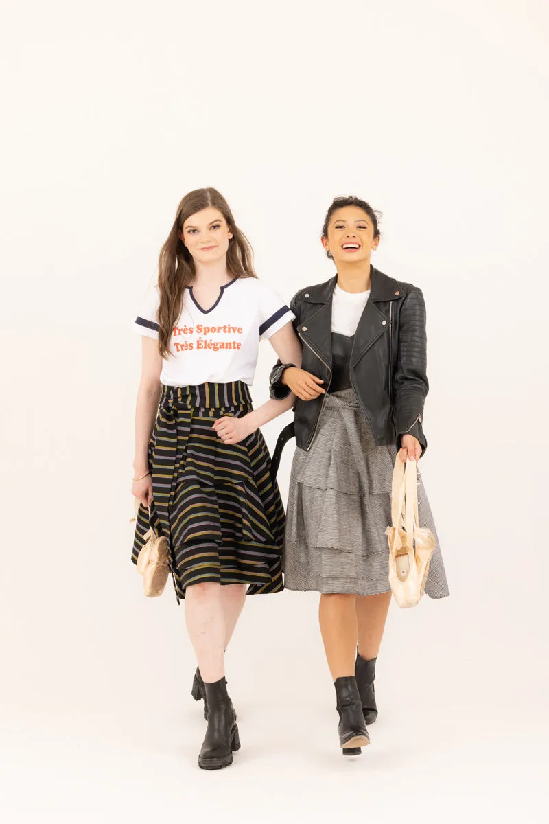 jupe portefeuille -Valerie wrap skirt