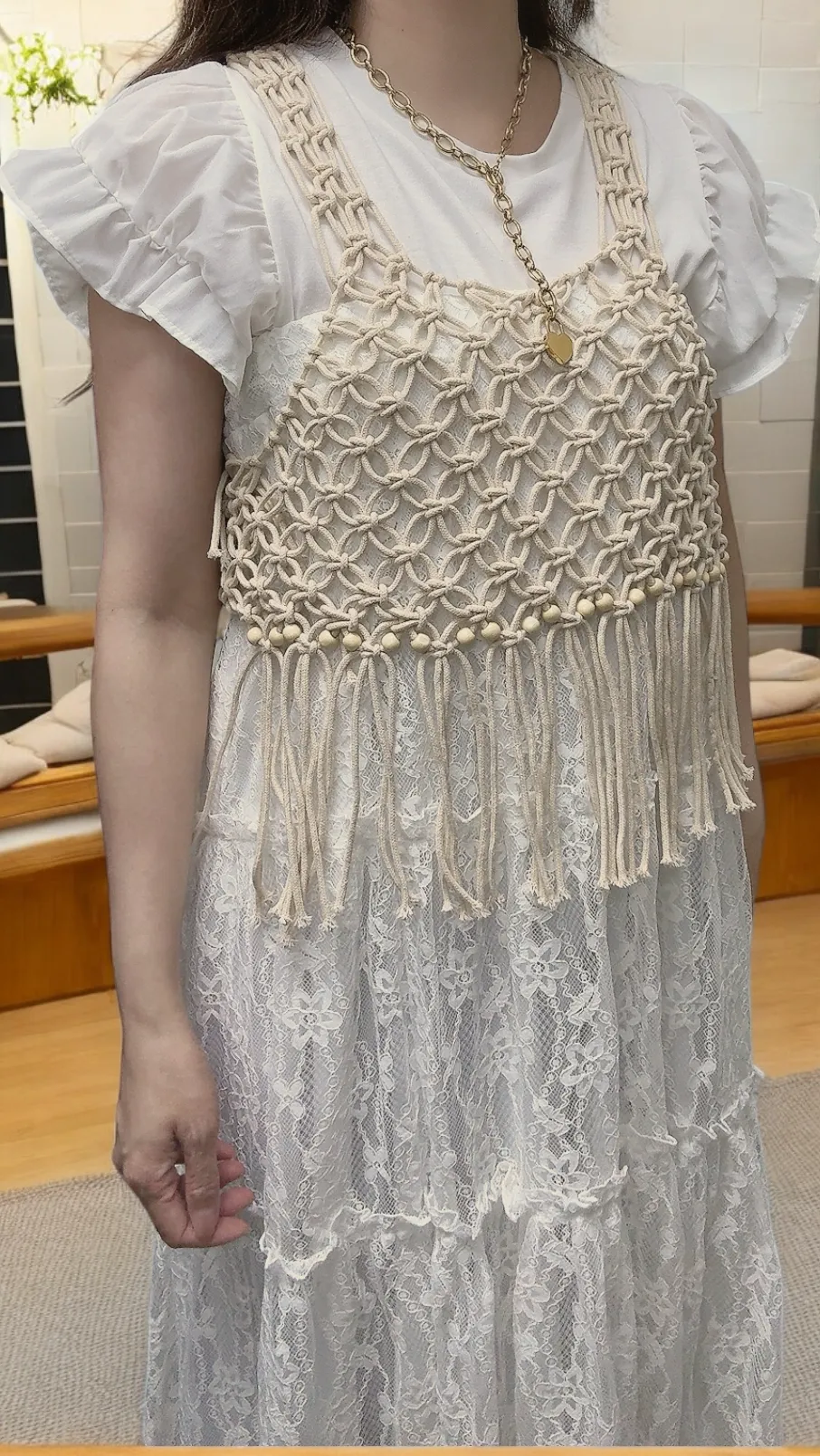 K834 高級蕾絲半裙