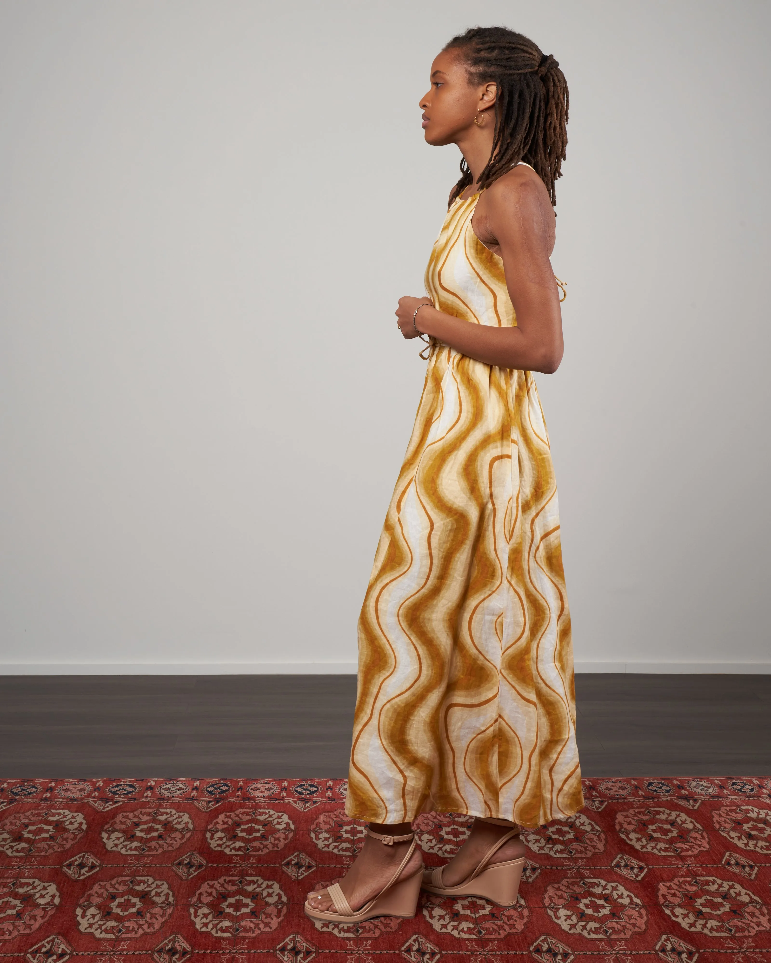 la piedra maxi dress - talamanca print