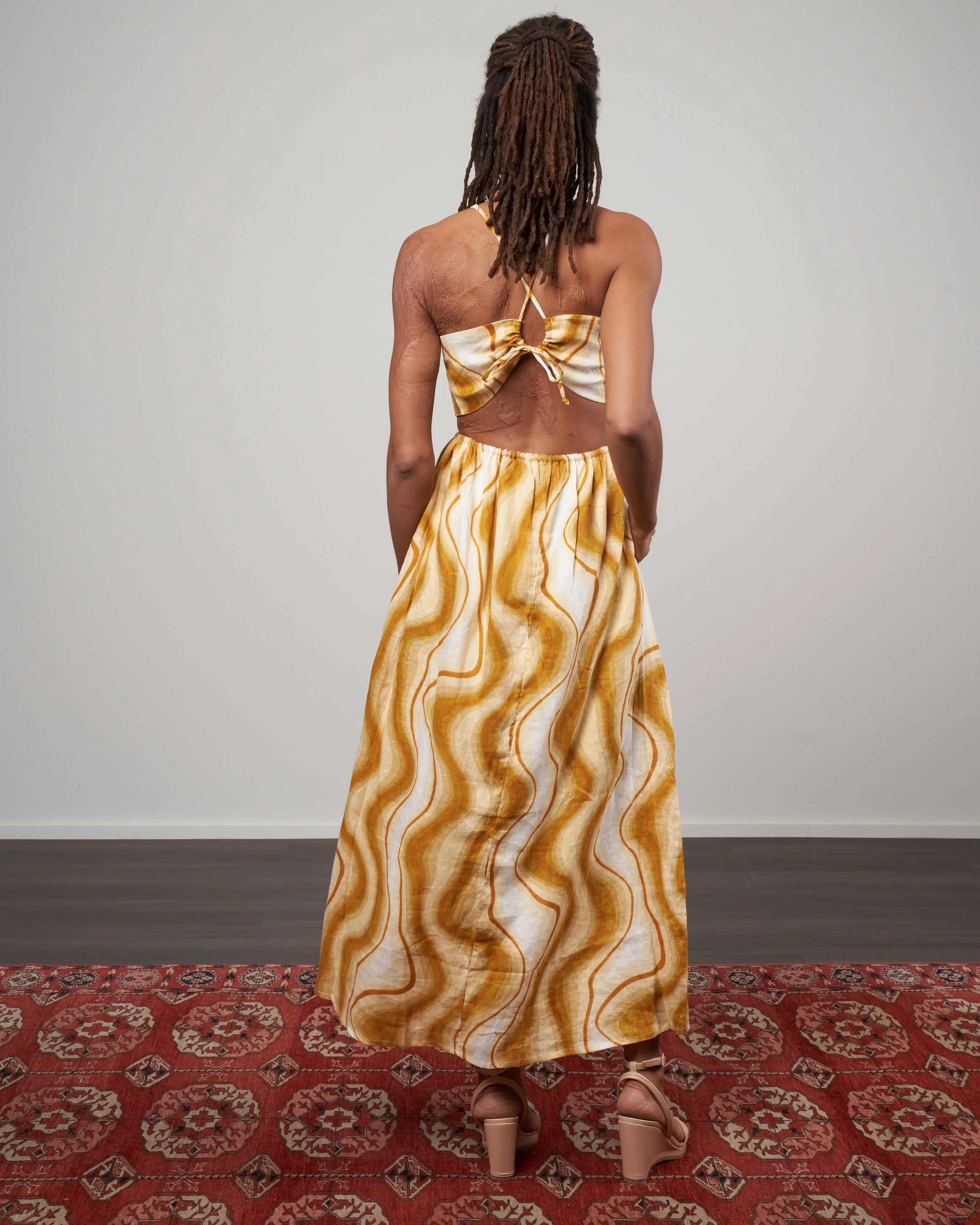 la piedra maxi dress - talamanca print
