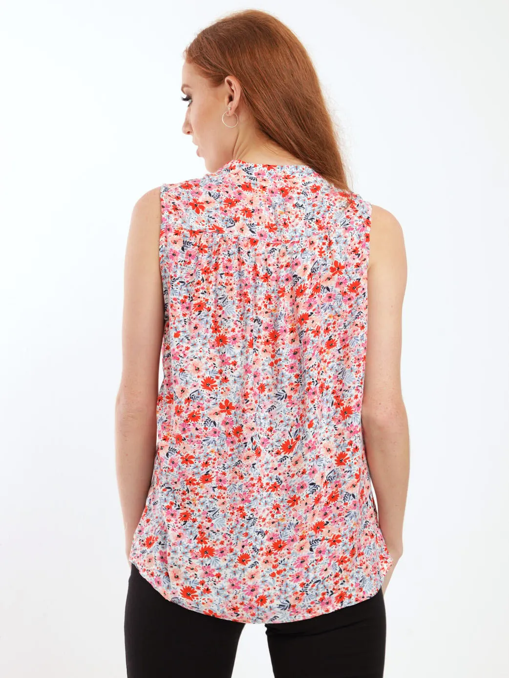 Ladies Peasant Tank Top