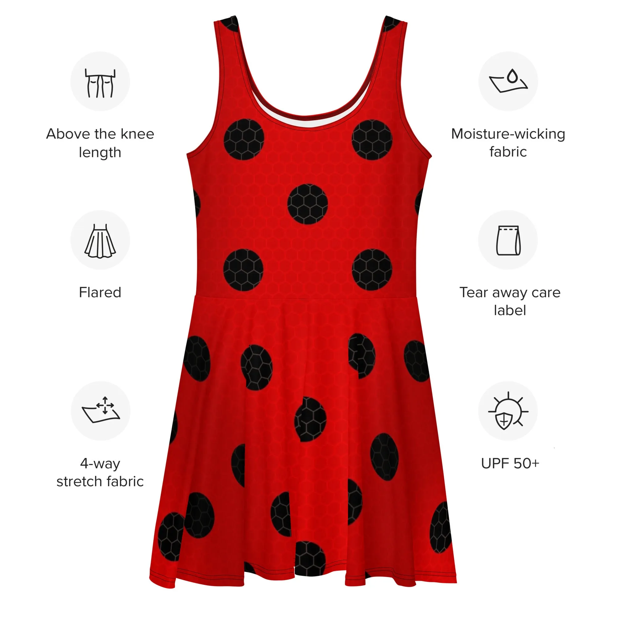 Lady Bug Skater Dress