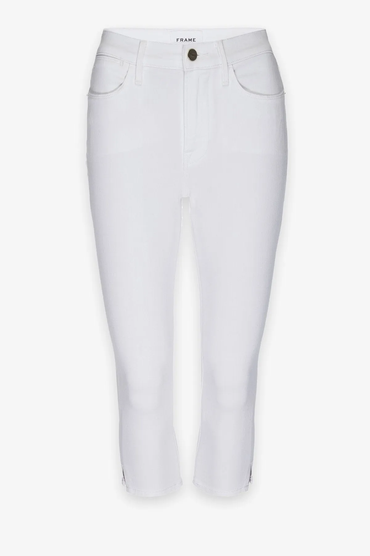 Le Pedal Cropped Jean in Blanc