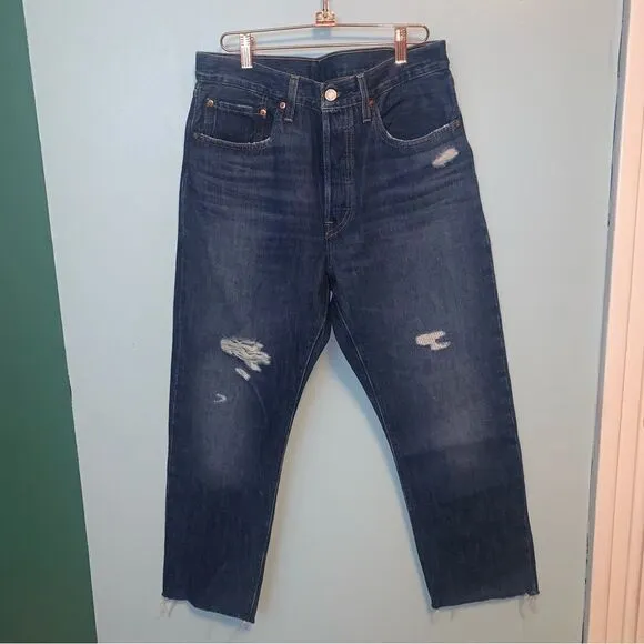 Levi’s 501 high rise Cropped Straight size 30