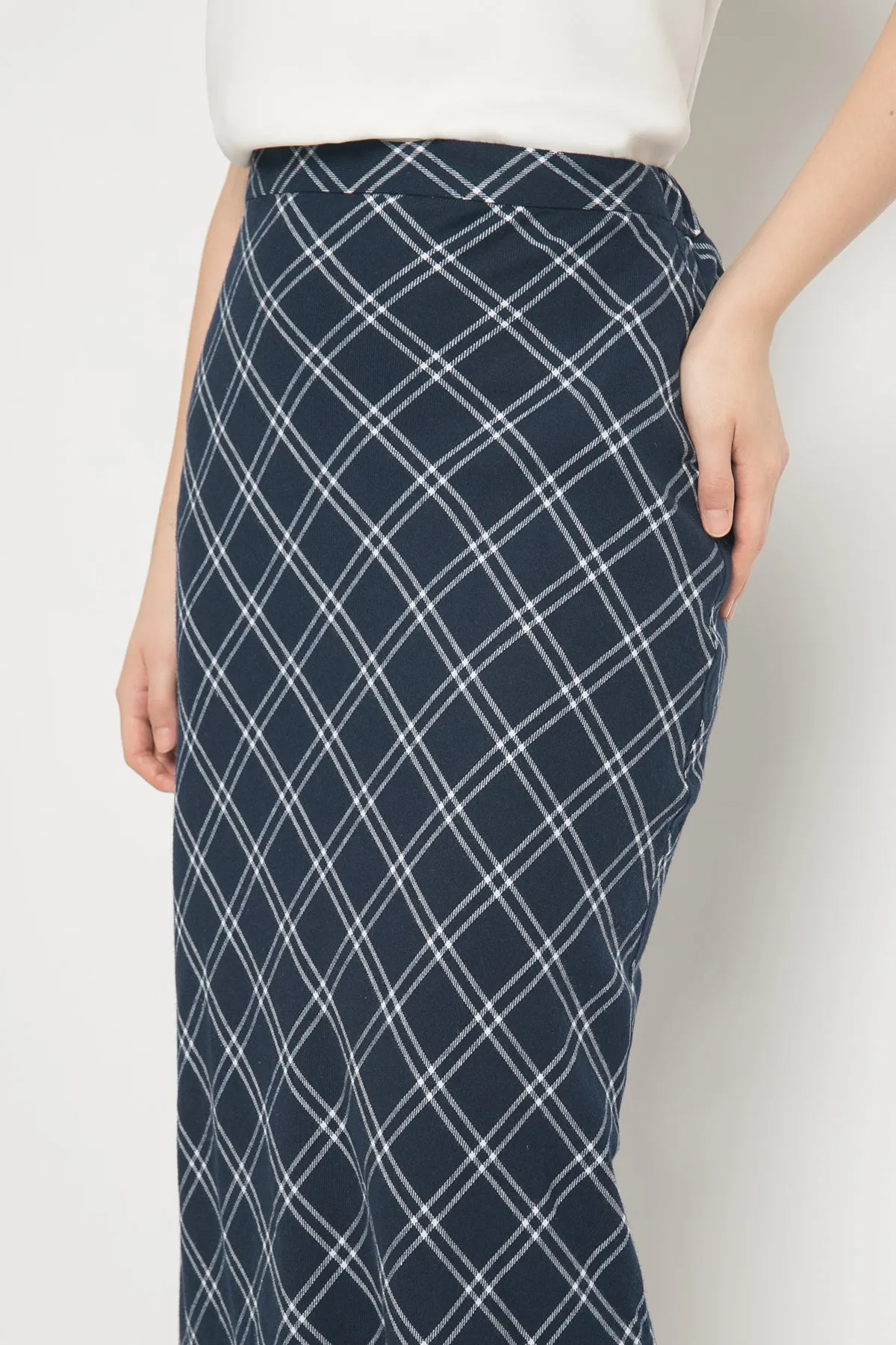 Lexi Midi Skirt in Blue