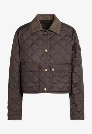 Logo Patch Quilted Jacket