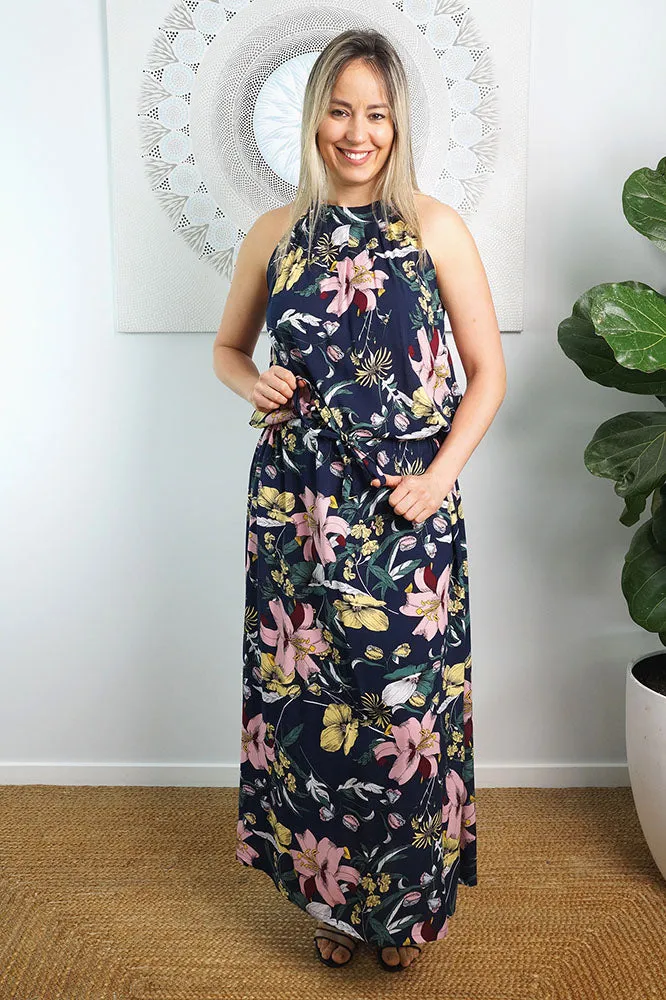Long Chloe Dress "Flemington"