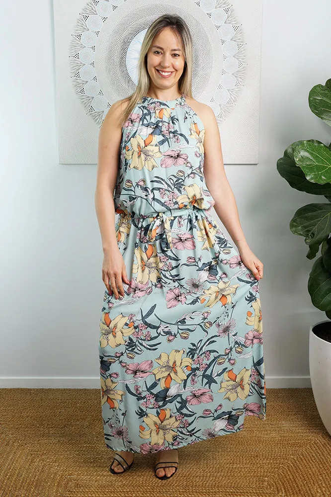 Long Chloe Dress "Flemington"