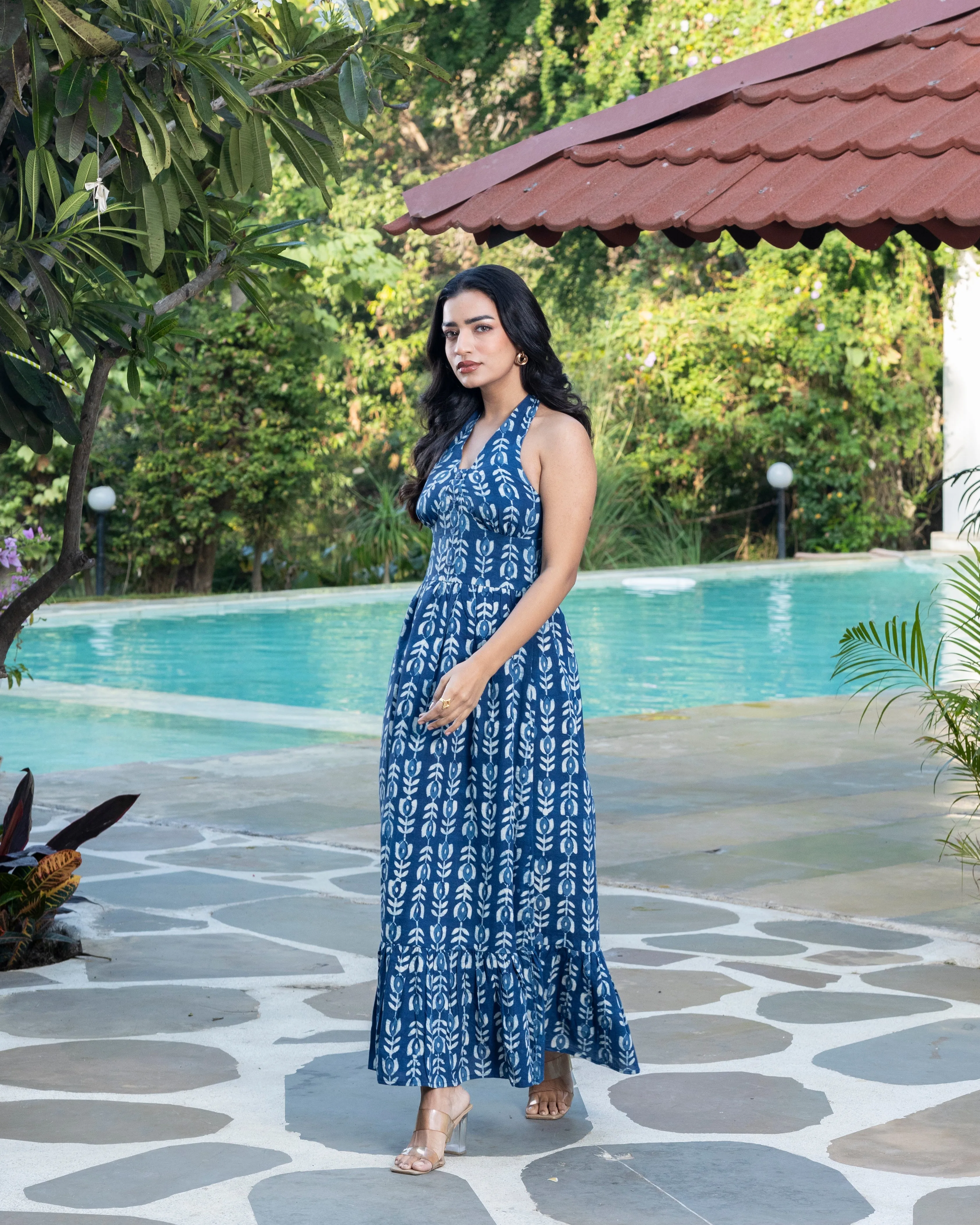 Long Halter Dress