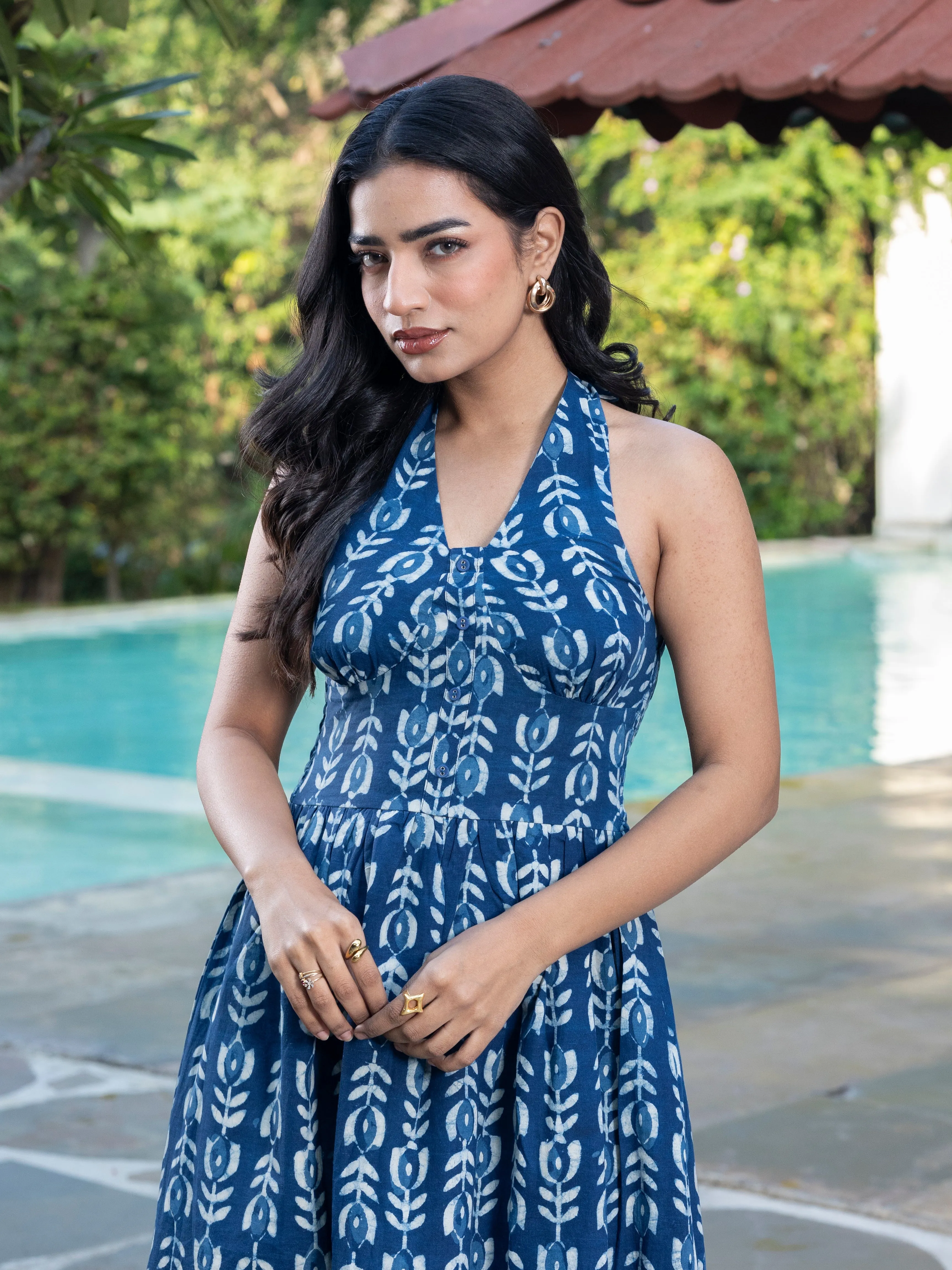 Long Halter Dress