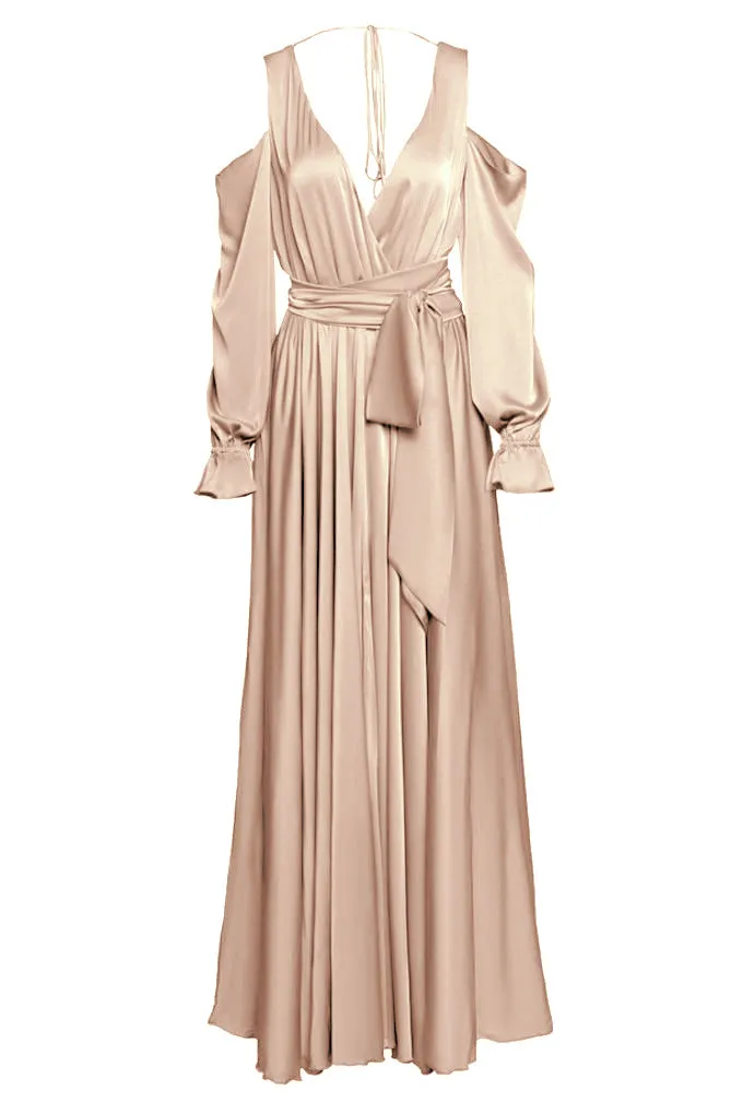 Long off-the-shoulder dress  Maison D'Angel Ann