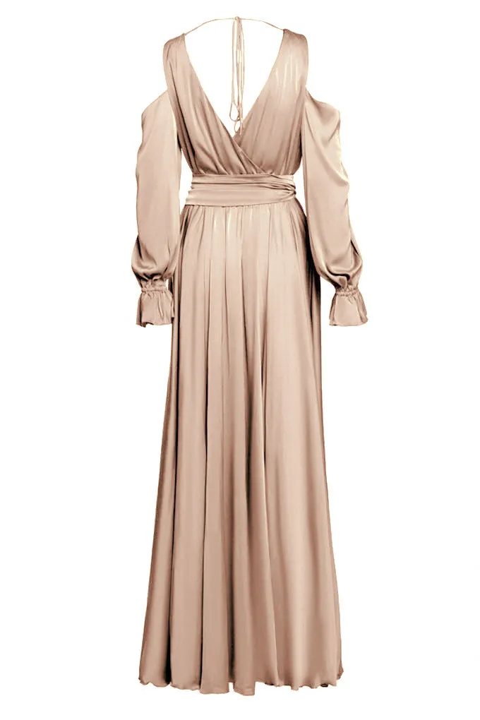 Long off-the-shoulder dress  Maison D'Angel Ann