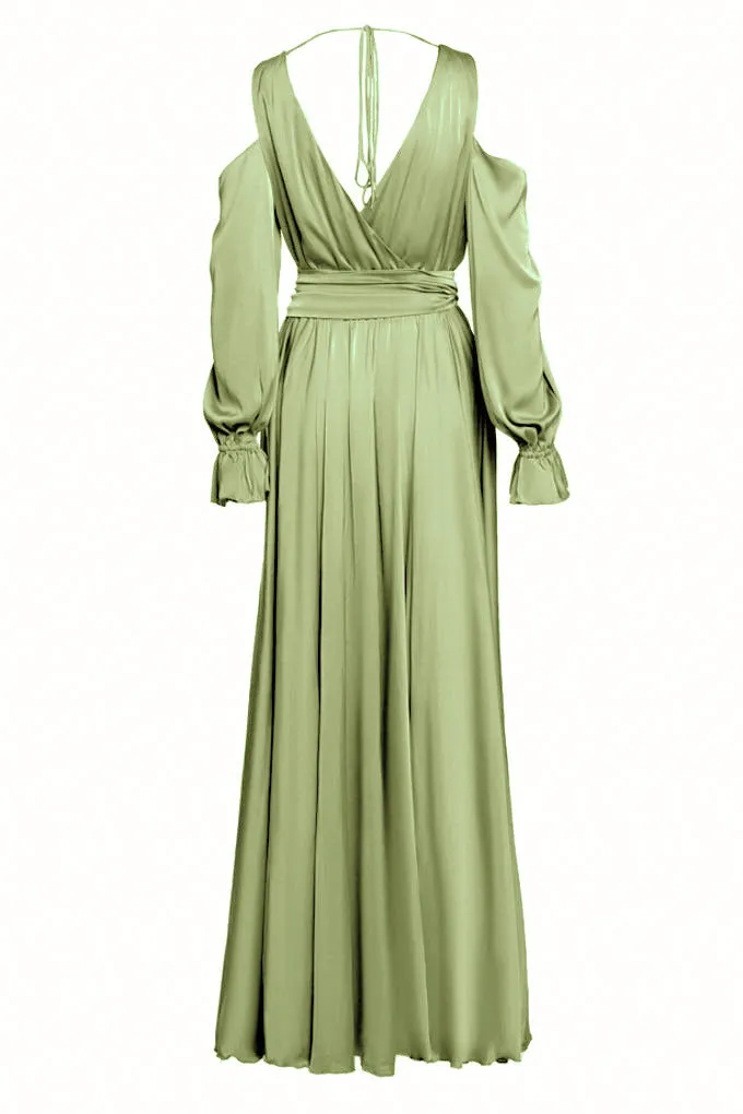 Long off-the-shoulder dress  Maison D'Angel Ann