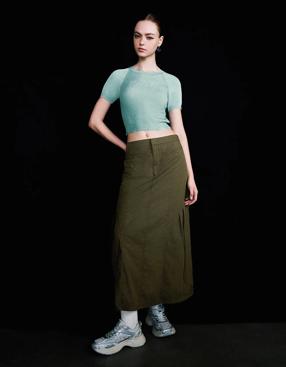 Loose A-Line Skirt