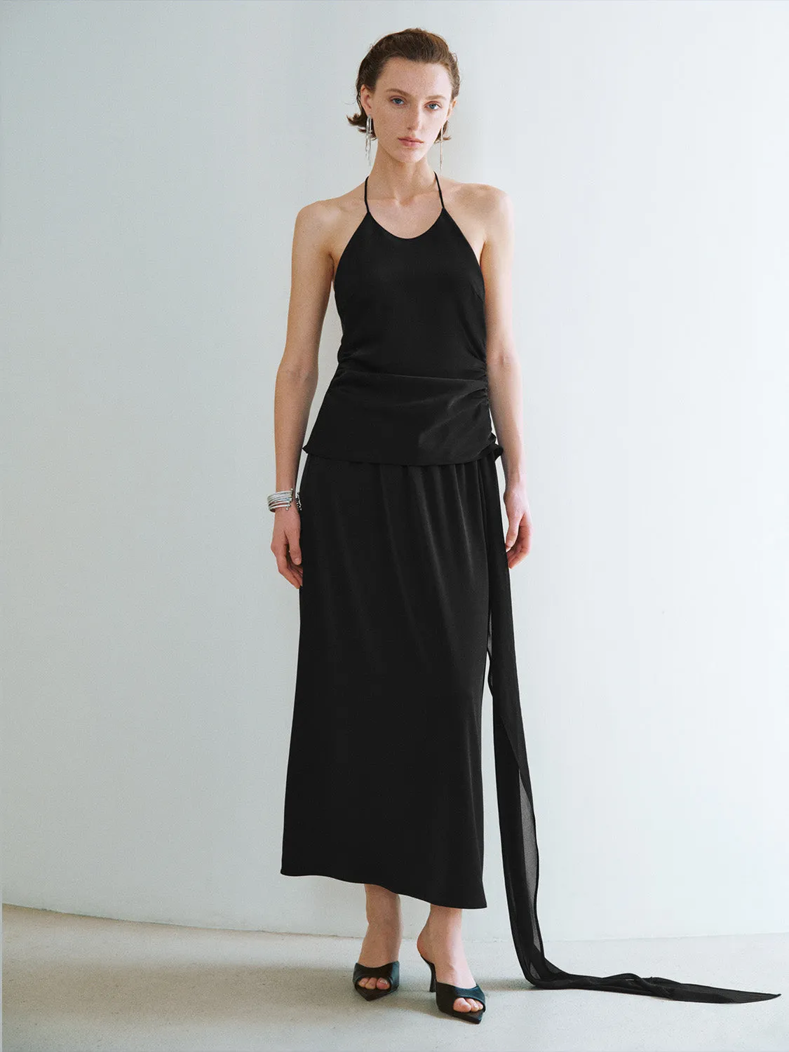 Loose Midi A-Line Skirt