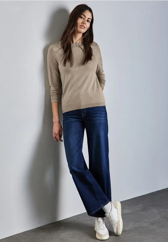 Lovella Top | Honey Sand Melange