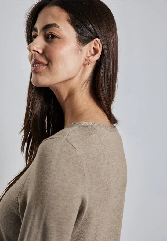 Lovella Top | Honey Sand Melange