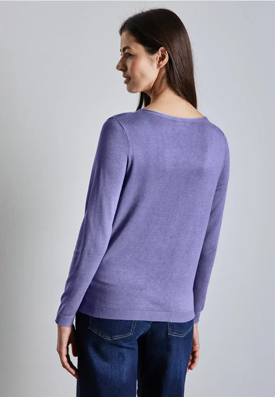 Lovella Top | Lilac Dusk Melange