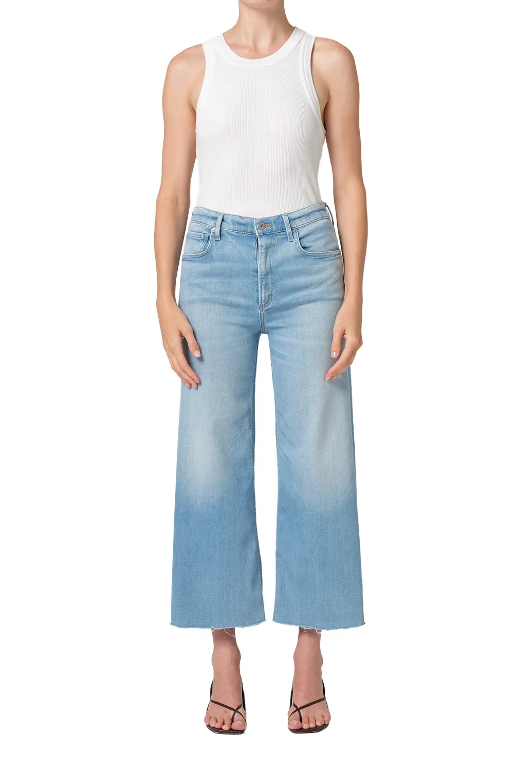 Lyra Wide Leg Crop - Belmont