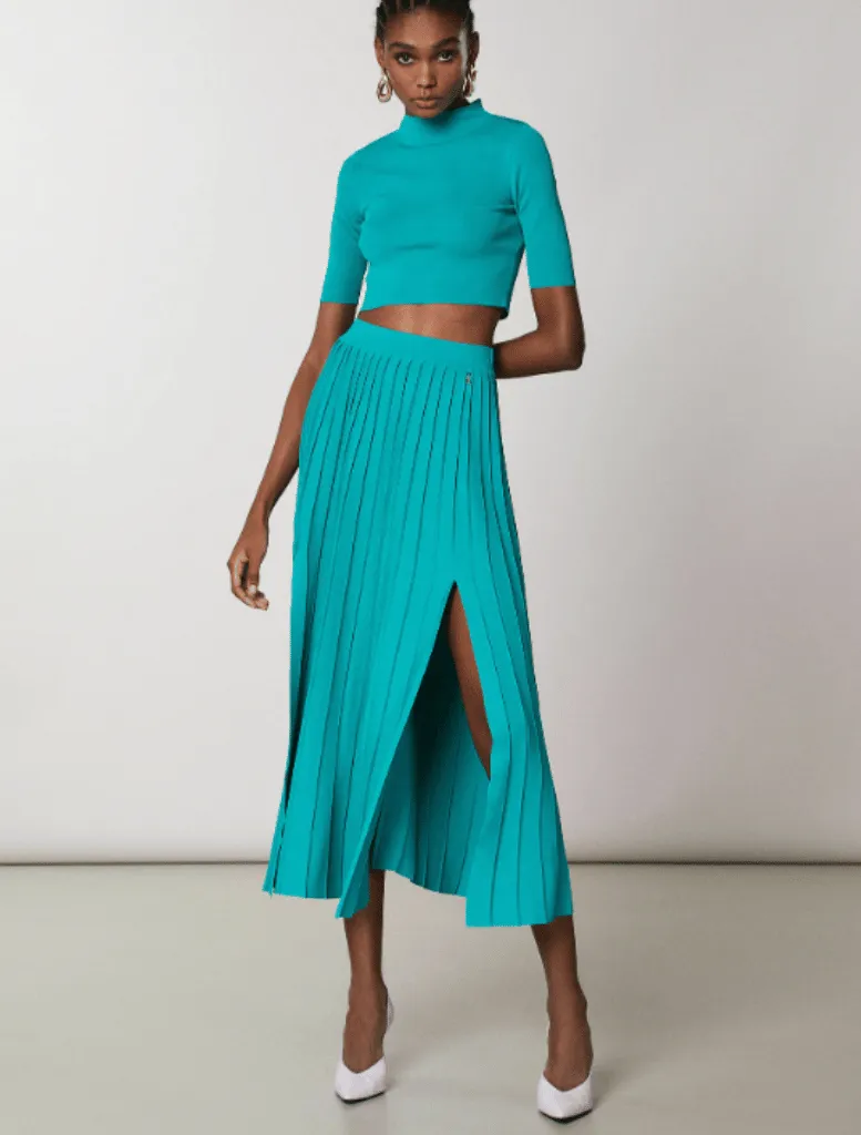 Maglie Cropped - Illusion Green