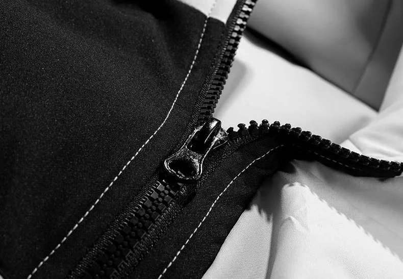 Men's Easy-to-clean Padded Puffer Jacket with Elastic Band Cuff