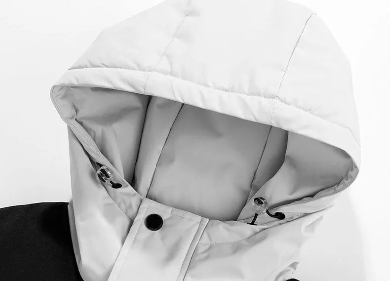 Men's Easy-to-clean Padded Puffer Jacket with Elastic Band Cuff
