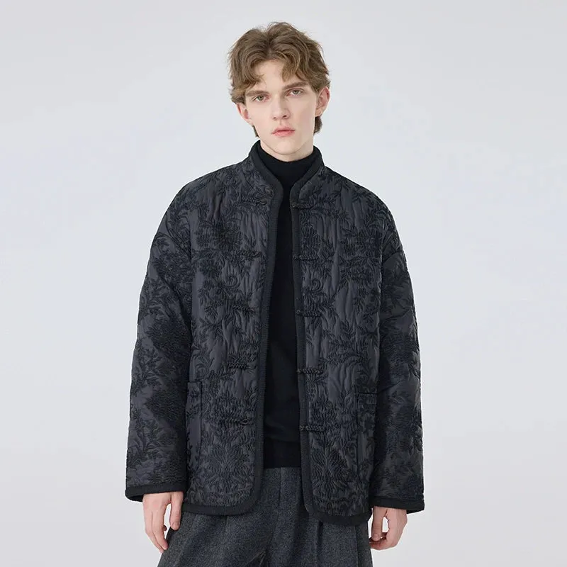 Men's Embroidered Quilted Jacket